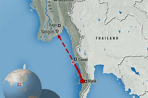 Hallan el avión desaparecido en Myanmar